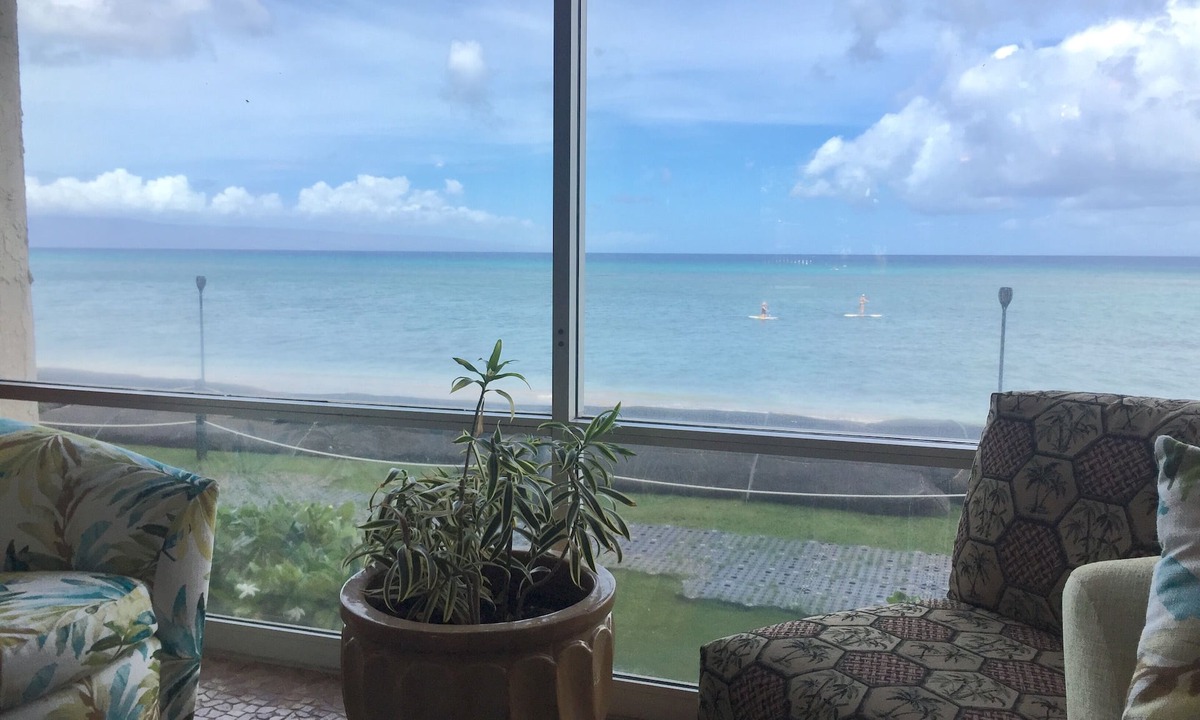 Kahana Condo | Clean, Ocean Front, Large 1 Bd, 1st Floor, Royal Kahana