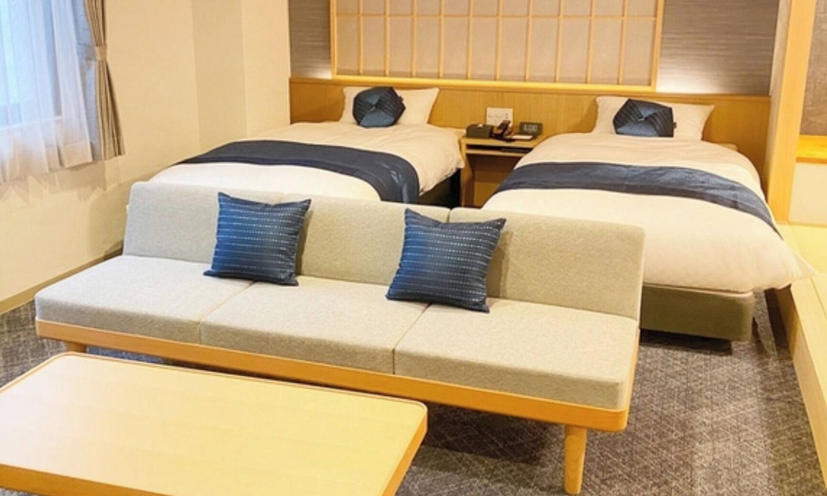 Sakyo Ward Hotel | Deluxe Twin Room for 2 people | Rinn Niomon Roo/Kyoto City Kyōto