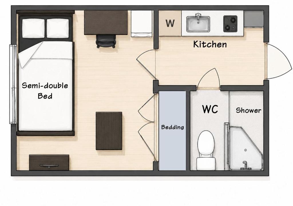 Hino Apartment | Good for long stay! Blossom Garden 103 #KT2
