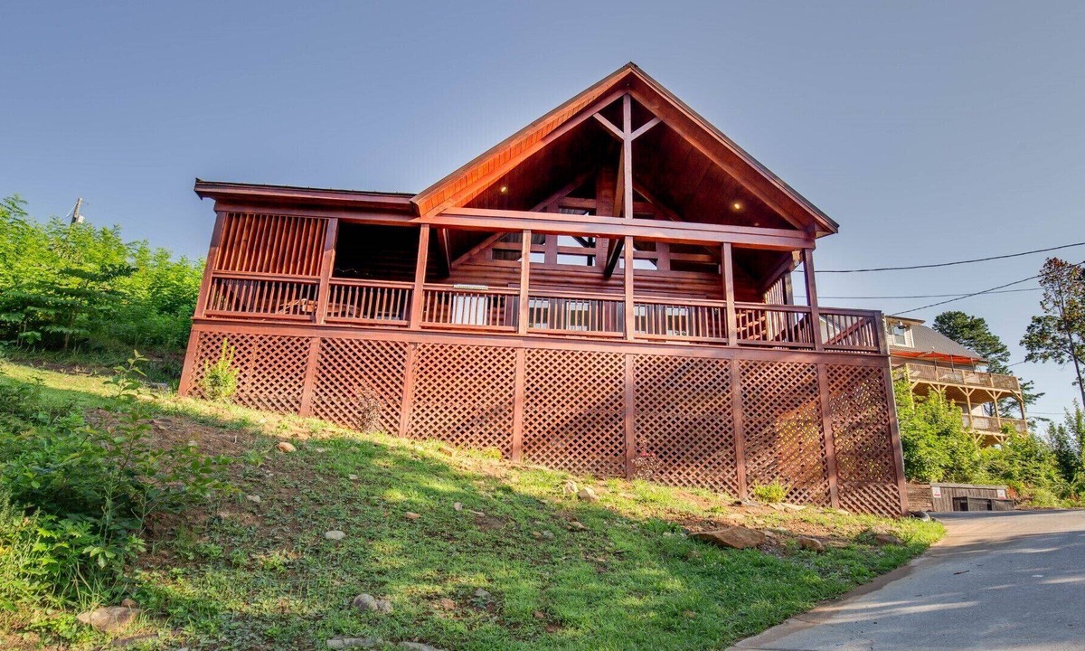 Chalet Village North Ski Chalet | The Buckhorn Cabin is a deer-themed 2 bedroom, 2.5 bath luxury cabin retreat