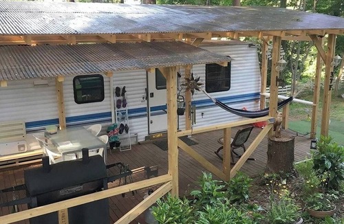 Annaka RV Rental | American Trailer 37F | For 3 people | Free Dog R/Annaka City Gunma
