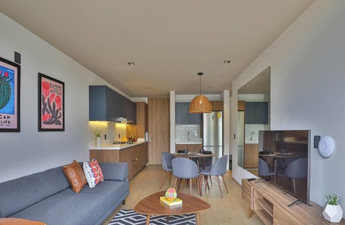 Historic Center Apartment | Apartamento de una recamara cocineta balcon