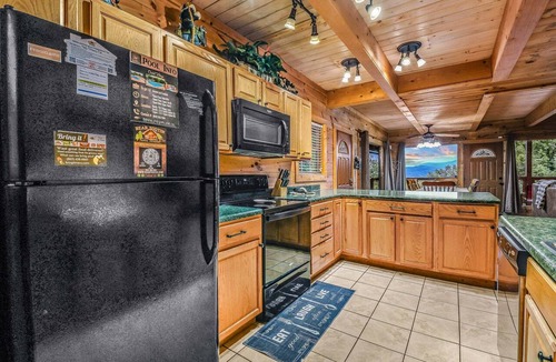 Chalet Village Cabin | Bearly Hidden Ridge: Free Attraction Tickets, Hot Tub, Pool Access & Mountain Views