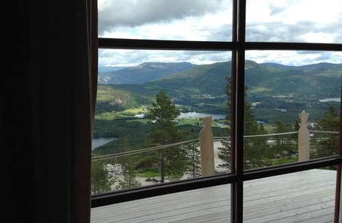 Kviteseid House | Cozy vacation home with views of mountains & lakes; in the middle of the ski area