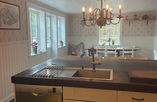 Tingsryd House | Family-Friendly Lakefront Villa with Sauna, Boat, and Private Swimming Area