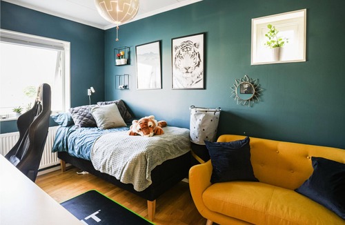 Torslanda House | Look forward to a wonderful vacation in this appealing vacation home with fitness equipment and saun