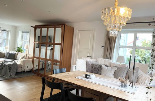 Hono Condo | Mezzanine: Lovely south-facing patio with barbecue. Gothenburg northern archipelago