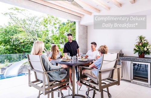 Tamarindo Villa | Oceanview Villa w/water slide, 2 golf carts, deluxe breakfast, HK included