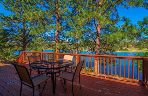 Westcreek House | Peaceful Lakefront Mountain House with Mountain Views in Westcreek CO, Wifi, Grill, Pets with Fee