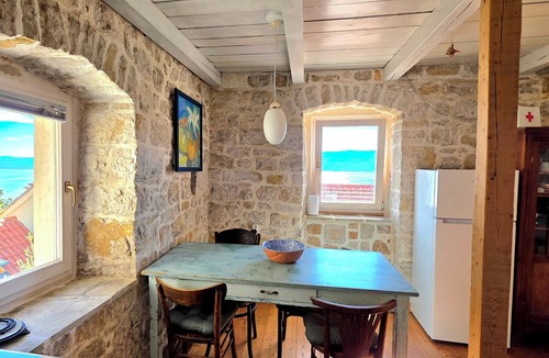 Celina House | Sea view, Terrace, All use, Dogs welcome, Stone house, Wifi,Garden,