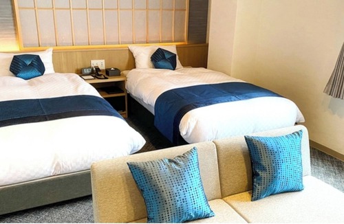 Sakyo Ward Hotel | Standard Twin for 2 people | Rinn Niomon Room o/Kyoto City Kyōto