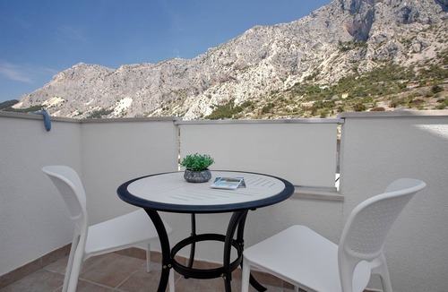 Drasnice Apartment | Studio flat with balcony and sea view Drašnice, Makarska (AS-2581-a)