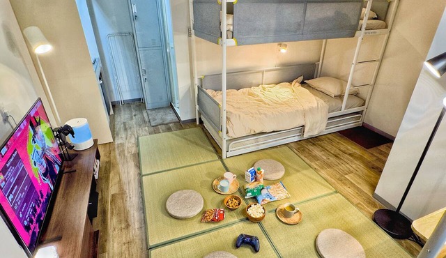 2-Min to Subway, free 4K Netflix, PS4 & LUUP Bike, center of Kobe city