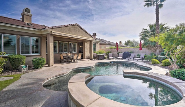 6 Mi to Coachella: Updated Home w/Pool & Spa