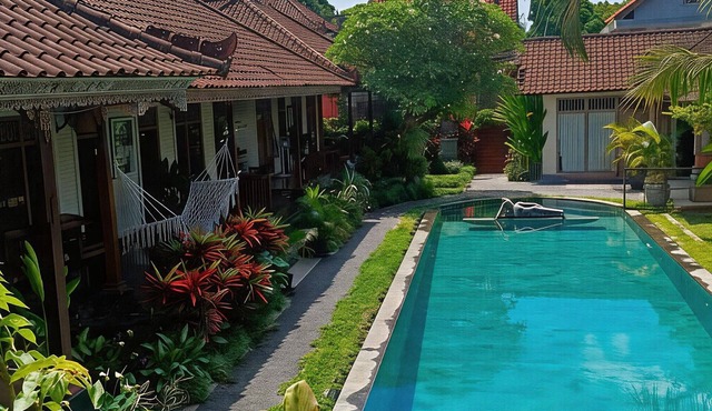 a traditional old-style Balinese homestay in the centre of Ubud in Gianyar