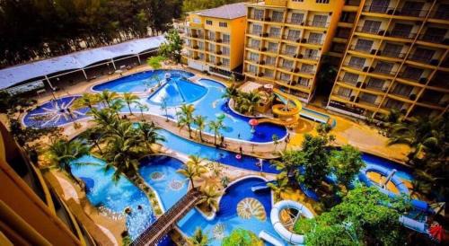 Beach view apartment from balcony in Banting