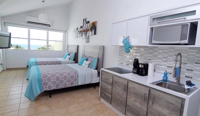 Beachfront Modern Loft with Large Private Terrace in Isabela