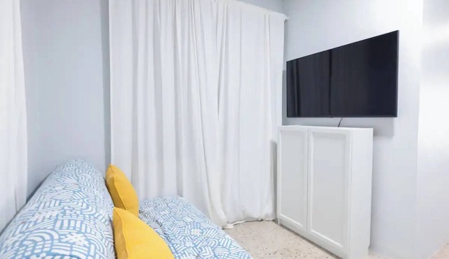 Cozy Studio Type Apartment across Jobos Beach, Isabela. WIFI & A/C. in Isabela