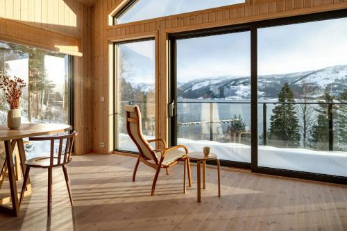 Designer Cabin By Lake Nisser With View And Sauna