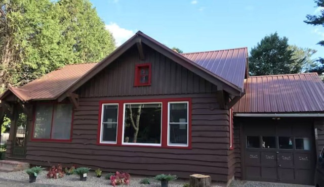 Dog Friendly, located Between Lake Placid and Saranac Lake with pontoon rentals in Ray Brook