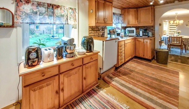 Experience the beautiful Helgeå River during a vacation in this vacation home. in Broby