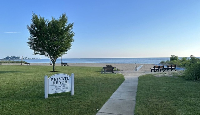 Have it all: Cedar Point, Lake Erie Private Association Beach + Fishing in Huron