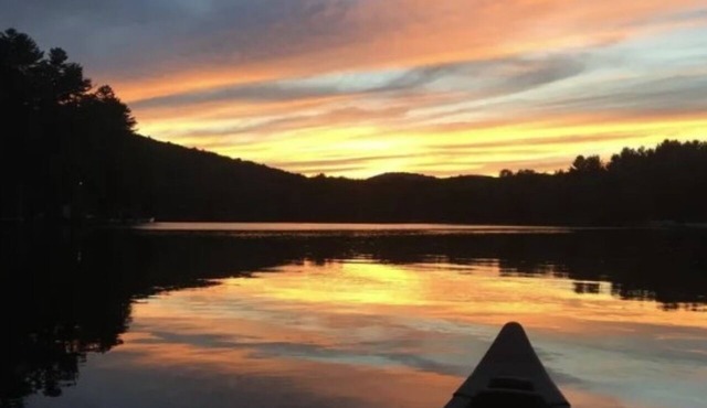 Hudson River Cabin Dock, Fire Pit & Lake George in Lake Luzerne