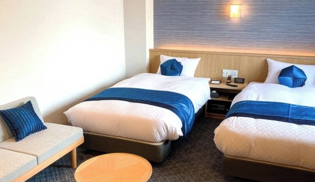 JapaneseWestern Style Superior Twin Room for 3 p/Kyoto City Kyōto