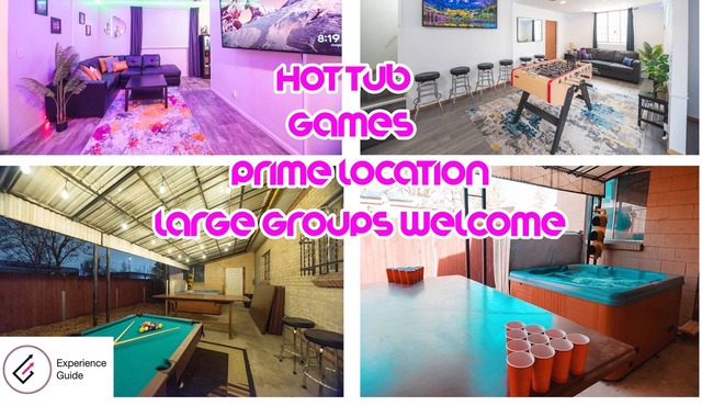 NEW! New Year’s Compound: Hot Tub & Game Room- 420ok! Sleeps 20 in Denver