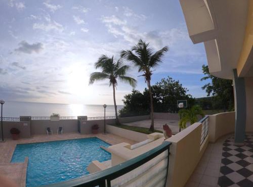 Ocean view, pool, GYM, basketball court, WIFI in Cabo Rojo