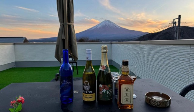 Oishi100A富士山 と河口湖ビュー 屋上展望台付きヴィラ 大石公園徒歩4分