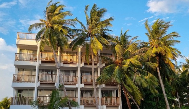 Overlooking ocean that meets cloudless sky, Coral Inn is a sanctuary of serenity in Thulusdhoo