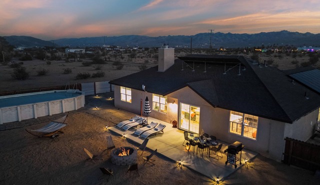 Pool, Firepit, Hammock & Games | Secluded & Chic | Casa De Kota by AvantStay in Joshua Tree