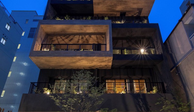 Private House for 17 Guests | 4 Apartments | Rooftop Garden | Dotonbori 5-Min