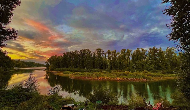 Riverfront Cottage on the Willamette · Blue Heron Sanctuary near Portland in West Linn