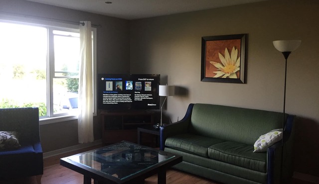 Spacious deck with BBQ, lots of seating for entertaining plus Outdoor bonfire in Carrying Place