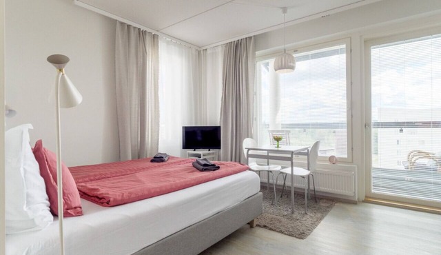 Spacious Studio Apt with Great Location in Hameenlinna
