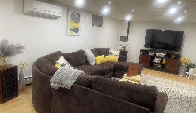 Subtle Peace Suite - Charming 2-bedroom apartment w/WiFi, AC Central to DC/MD/VA in District Heights