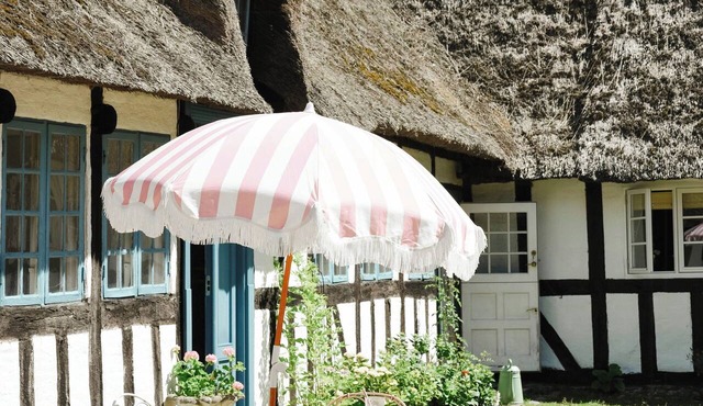 Thatched idyll from the 1800s in Voldtofte in Glamsbjerg