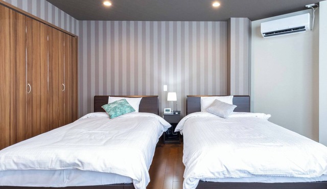 Twin Room Nonsmoking w Parking 13min walk from JR Nagano Station Private BathToilet/Nagano Nagano