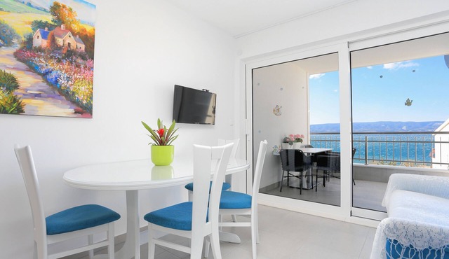 Two bedroom apartment with terrace and sea view Duće, Omiš (A-2737-a)