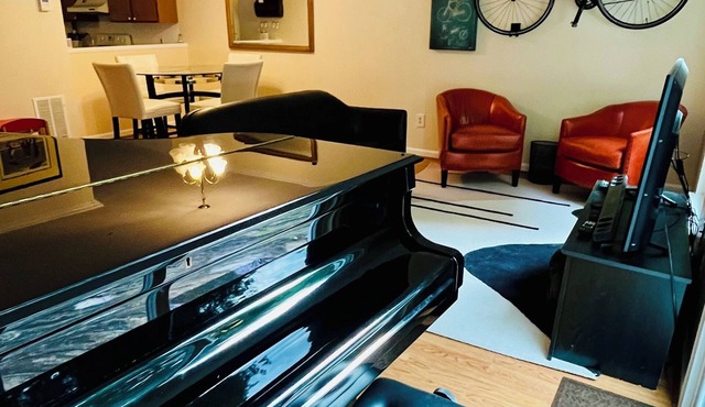 Unique Stay in Gaithersburg: Baby Grand Piano, Fire pit, bbq, & family friendly