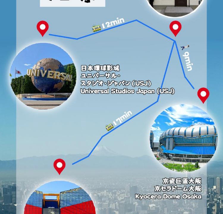 Kujo House | Nikyo Rannokan 2026 New B&B 5 minutes to Kujo Station Villa in Osaka