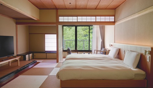 Riverview Japanese style room with low beds, Non Smoking