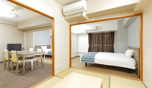Apartment, Japanese-Western, 5 Adults, Non Smoking, (No Housekeeping) with Solaniwa onsen ticket