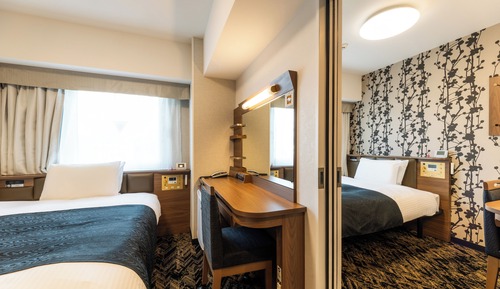 [1bed×1bed] Connecting Rooms 22 sqm 1 person, Non Smoking