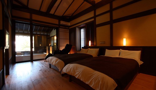 Sasayuri Twin Room with Open Air Bath Non Smoking
