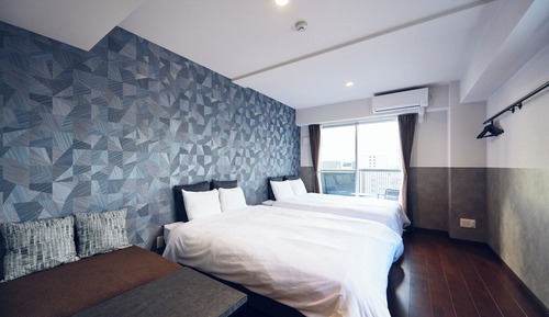 Basic Apartment, 2 Double Beds, Balcony