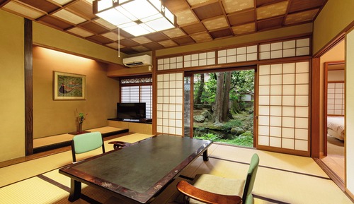 Japanese-Western Suite [Yoshino], with Private Bath, Garden View, Non Smoking