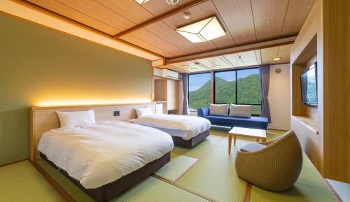 Superior Japanese-Style Twin Beds(River Side) - Shower Only - Non-Smoking